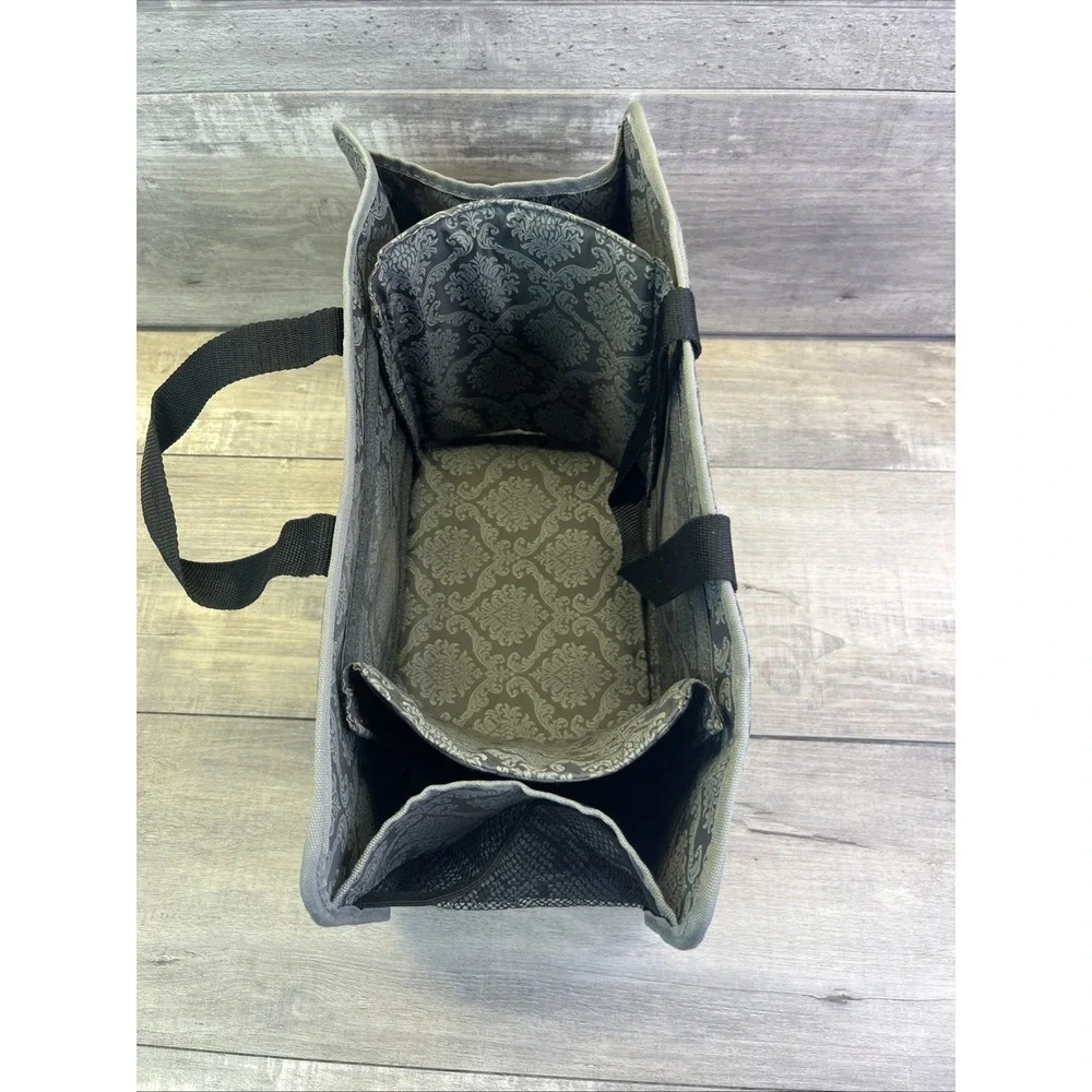 Mary Kay Grey Black Travel Bag Cosmetic Organizer Insert